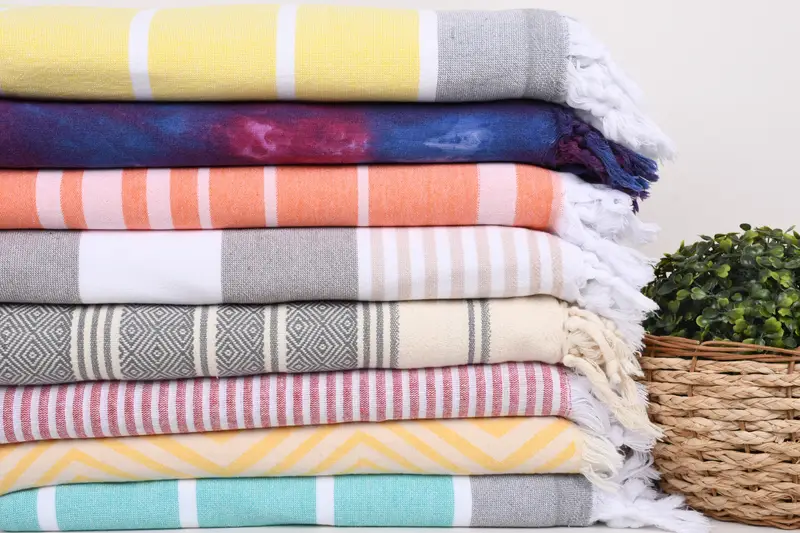 Custom Gift, Engagement Gift, Towel With Name, Bachelor Gifts, Turkish bath towel, Kids Beach Towel, Embroidery Towel, 70x40 Cotton Set of 8 Towel - 2