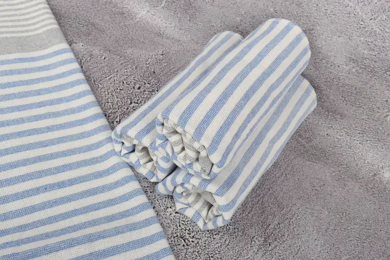 Small Bath Towels, Turkish Towel Hand Towel, 36x18 Cotton Striped Terry Towel, Wedding Favors, Wedding Anniversary Gift, Christmas Hand Towel - 8