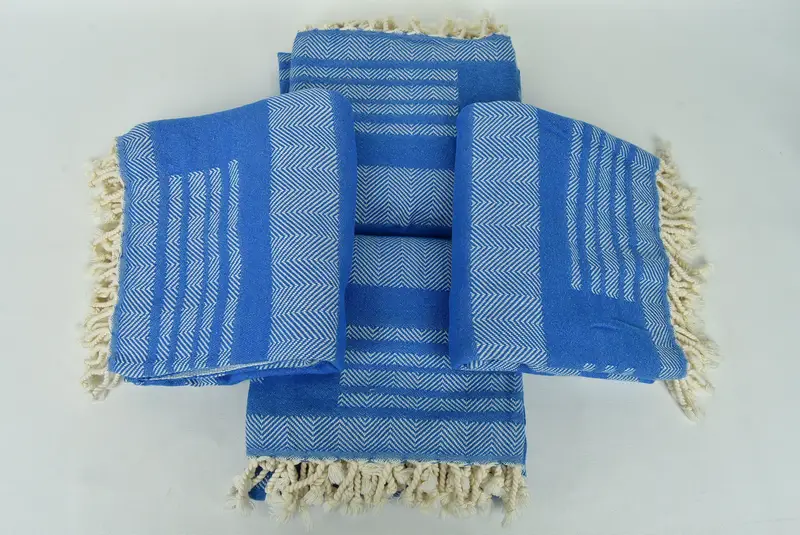68x38 Cotton Chevron Towel, Valentines Day Gift, Beach towel, Lightweight towel, Handmade Turkish Towel, Turkish Towel Set, Absorbent Turkish towel - 7