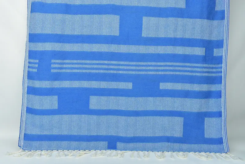 68x38 Cotton Chevron Towel, Valentines Day Gift, Beach towel, Lightweight towel, Handmade Turkish Towel, Turkish Towel Set, Absorbent Turkish towel - 1