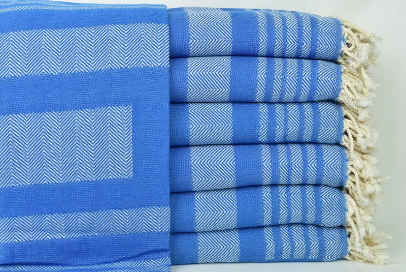 68x38 Cotton Chevron Towel, Valentines Day Gift, Beach towel, Lightweight towel, Handmade Turkish Towel, Turkish Towel Set, Absorbent Turkish towel - 2