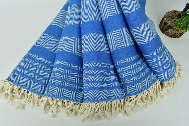 68x38 Cotton Chevron Towel, Valentines Day Gift, Beach towel, Lightweight towel, Handmade Turkish Towel, Turkish Towel Set, Absorbent Turkish towel - 5
