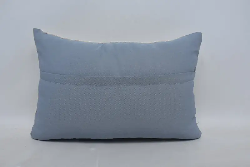 Turkish Pillow, Toss Pillow, Throw Kilim Pillow, Kilim Cushion Sham, Outdoor Bolster Cushion Case, 16x24 White Cushion Cover, Cushion - 6