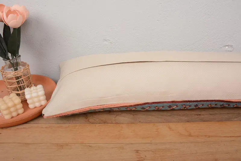 12x36 Beige Cushion, Kilim Pillow, Traditional Pillow Sham, Antique Pillows, Neutral Throw Cushion Cover, Throw Kilim Pillow, Pillow - 6