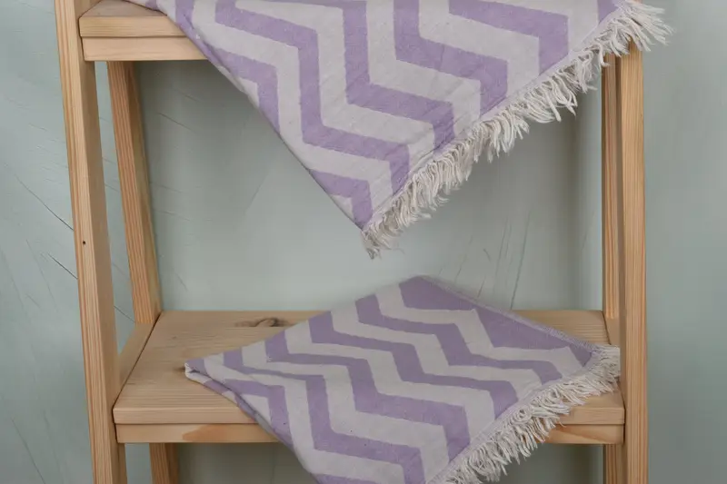 Gym Towel, Turkish Hand Towel, 40x24 Cotton Zigzag Design Towel, Monogram Hand Towel, Personalized Gift, Bachelorette Party Items, Valentines Gift - 5