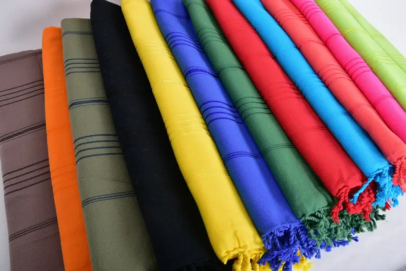 Handmade Turkish Towel, Beach Towel Gift, Wedding Gift Ideas, Bridesmaid Gifts, 70x40 Cotton Striped Towel, Turkish beach towel, Holiday Towel - 6