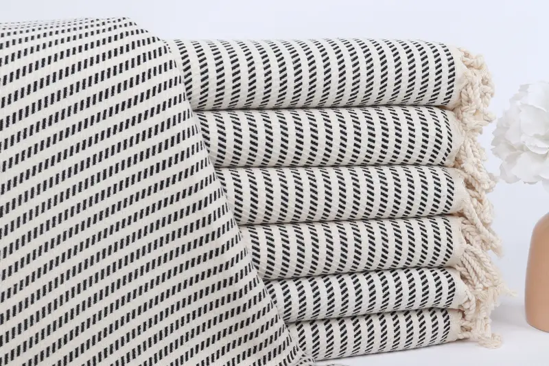 Handmade Gift, 70x40 Cotton Polka Dot Towel, Hammam Towel USA, Bulk Order Towel, Custom Beach Towel, Personalized Gift For Her, Summer Gift - 1