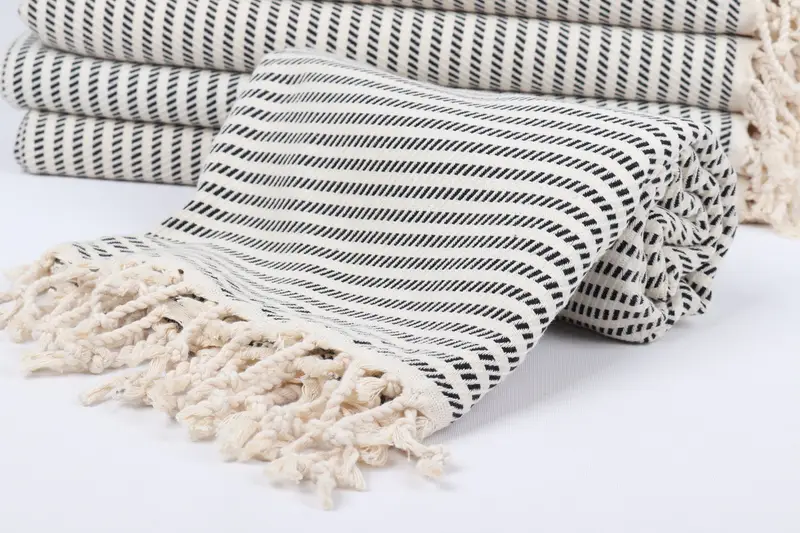 Handmade Gift, 70x40 Cotton Polka Dot Towel, Hammam Towel USA, Bulk Order Towel, Custom Beach Towel, Personalized Gift For Her, Summer Gift - 4
