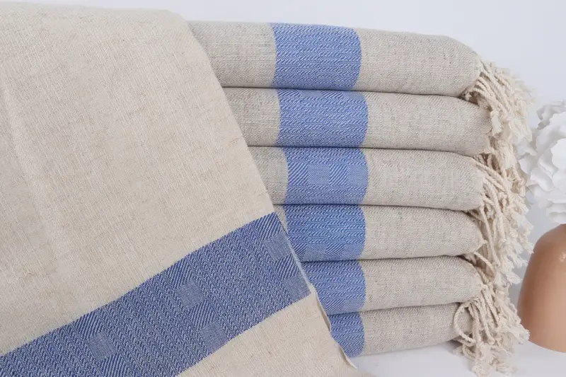 Beach Towel Bulk, Personalized Wedding Gift For Couple, Turkish Beach Towel Bulk, 70x36 Linen Striped Towel, Bachelorette Gifts, Organic towel - 1