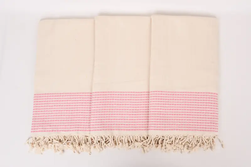 Luxury Turkish peshtemal beach towel, Lightweight Turkish towel, Family Gift, Soft towel, Bachelorette Gifts, 70x36 Cotton Striped Towel - 7