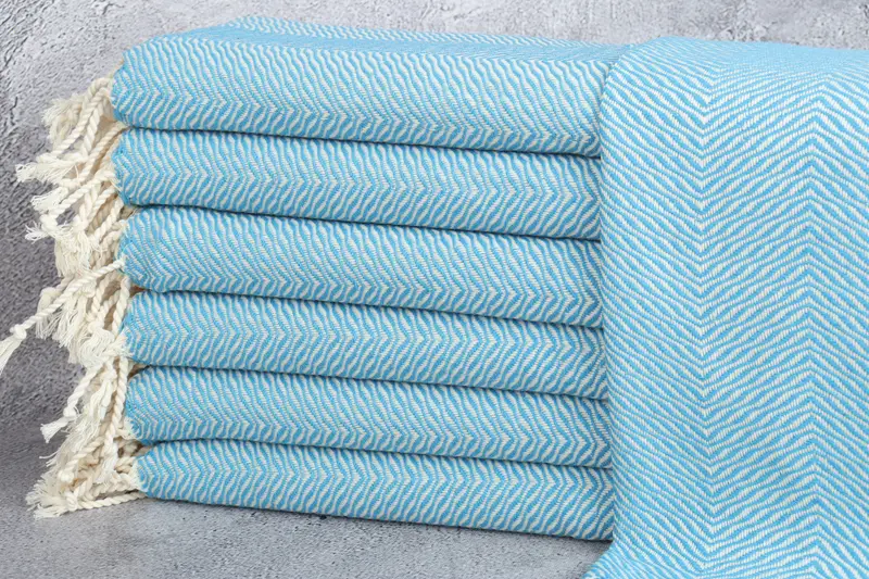 Personalized Gifts, Personalized Kitchen Towel, Turkish Tea Towel, 40x20 Cotton Chevron Towel, Gift For Best Friend, Personalized Home Gift Wedding - 1