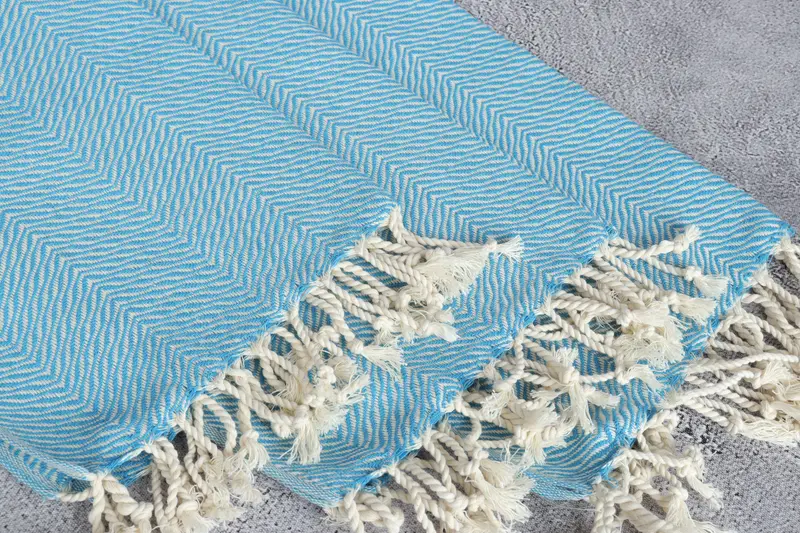 Personalized Gifts, Personalized Kitchen Towel, Turkish Tea Towel, 40x20 Cotton Chevron Towel, Gift For Best Friend, Personalized Home Gift Wedding - 5