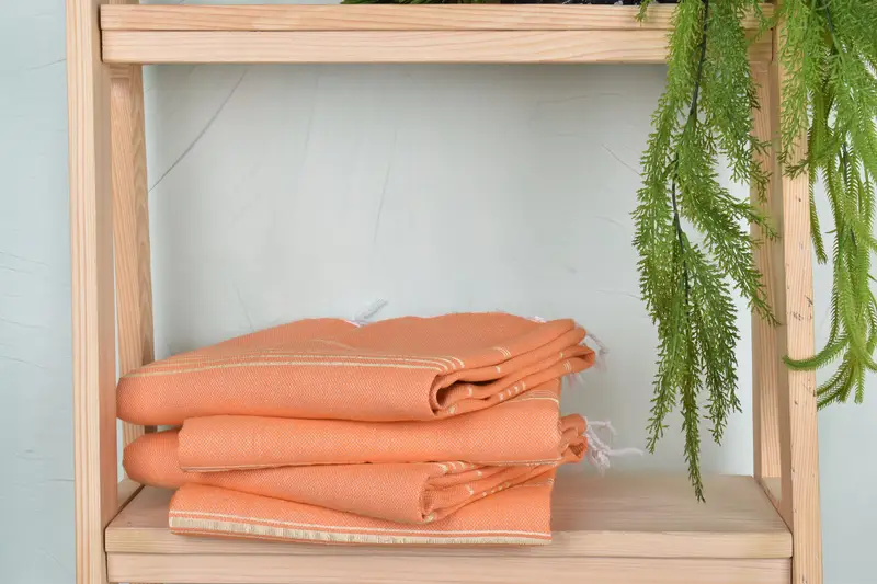 Housewarming Gift, Home Decor Towel, Sand-resistant towel, Turkish towel, Turkish bath towel, 70x40 Cotton Striped Towel, Turkish Bath Towel USA - 7