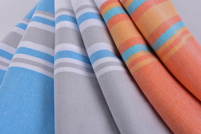 Monogram Turkish Towel, 70x40 Cotton Striped Towel, Bachelorette Gifts, Custom Towel Beach, Xmas Gifts, Home Decor Gifts, Girl Trip Party Favor - 5