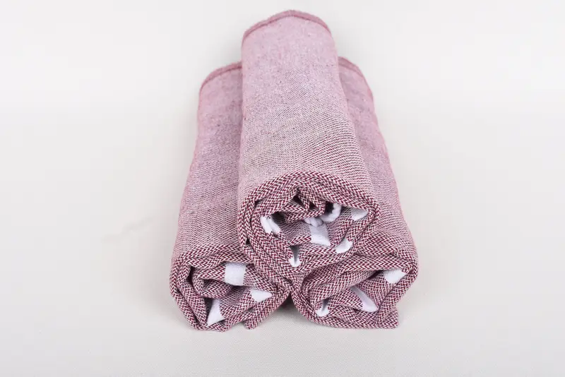 Monogram Kitchen Towel, Bridal Shower Favors, 40x20 Cotton Striped Towel, Organic Towel, Bathroom Towels, Gift Towel, Personalized Hand Towel - 8