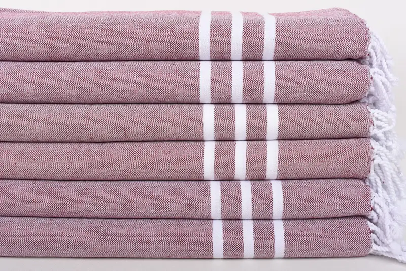 Monogram Kitchen Towel, Bridal Shower Favors, 40x20 Cotton Striped Towel, Organic Towel, Bathroom Towels, Gift Towel, Personalized Hand Towel - 3