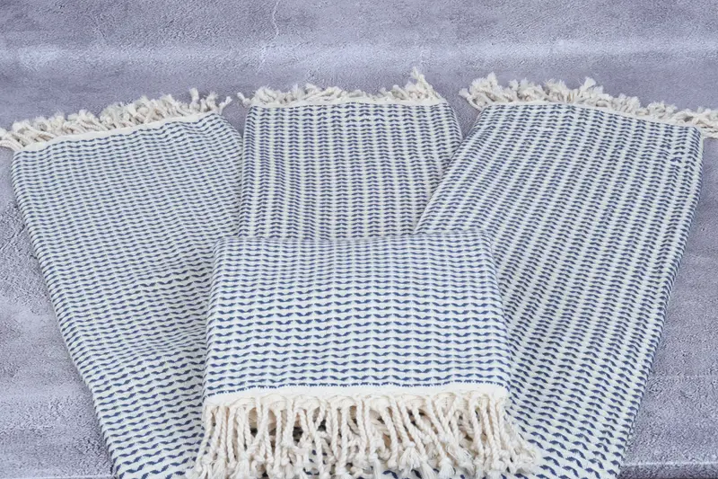 Personalized Towel, Gym Towel, 70x40 Cotton Diamond Towel, Hammam Towel USA, Best Friend Gift Ideas, Fouta towel, Wedding Favors, Family Gift Basket - 4
