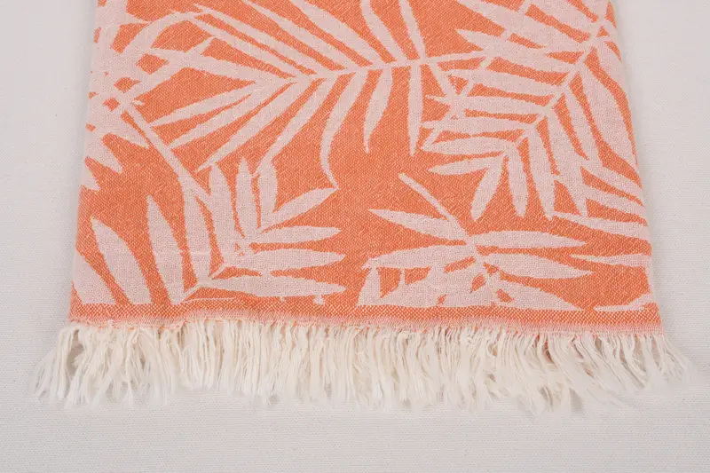 Large Turkish Towel, Turkish Bath Towel Set, Custom Wedding Gifts, 64x40 Cotton Floral Patterned Towel, House Warming Gift, Absorbent towel - 4