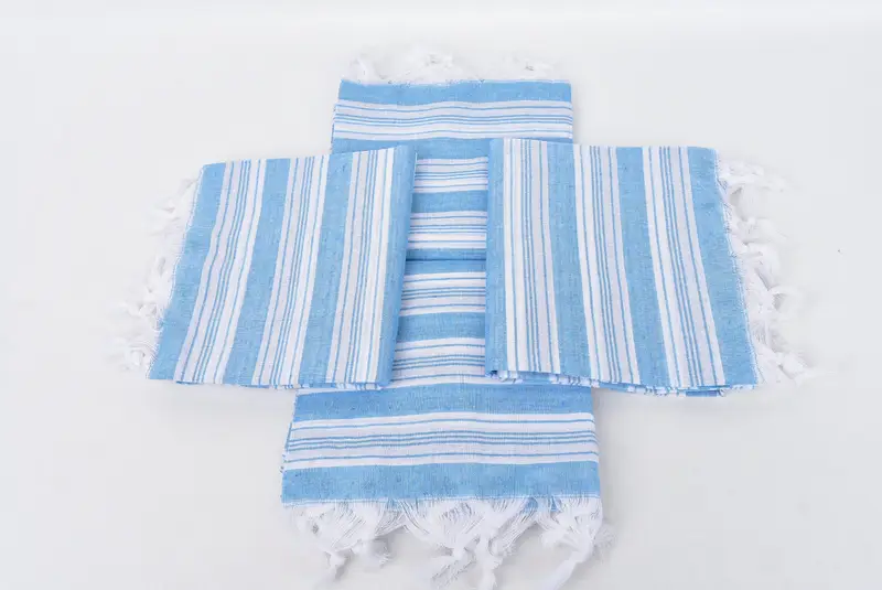 Organic Towel, Absorbent towel, 70x40 Cotton Striped Towel, Custom Wedding Gift, Yoga Towel, Custom Towel Beach, Wedding Gift, Unique Gift - 6
