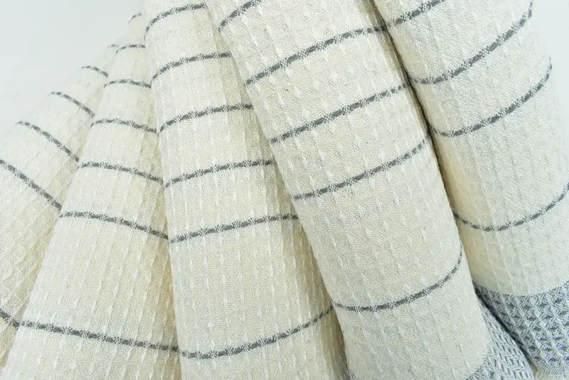 Peshtemal Towel USA, Organic Turkish towel, Bachelorette Party Gift, Custom Gift, Grandma Gift, Turkish Towel Monogram, 70x40 Cotton Waffle Towel - 5