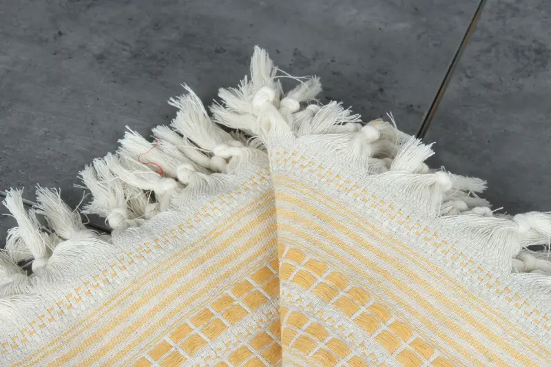 Gift For Bride, Monogram Beach Blanket, Bridal Shower Gift, Turkish Cotton Blanket, Tablecloth, Woven Throw Blanket, 96x94 Linen Striped Towel - 4
