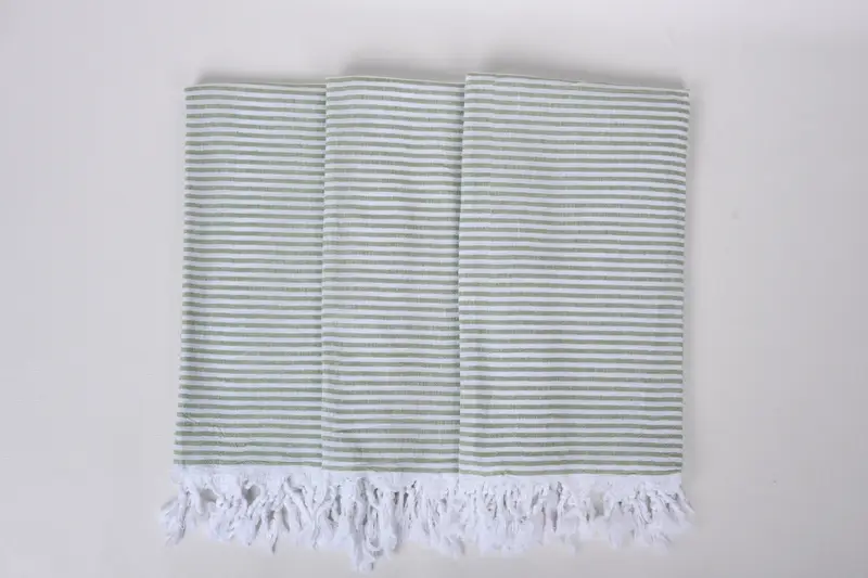 Custom Beach Towel, 68x36 Cotton Striped Towel, Bachelor Gifts, Quick-dry peshtemal, Turkish Towel Bulk, Christmas Gift, Wedding Anniversary Gift - 8