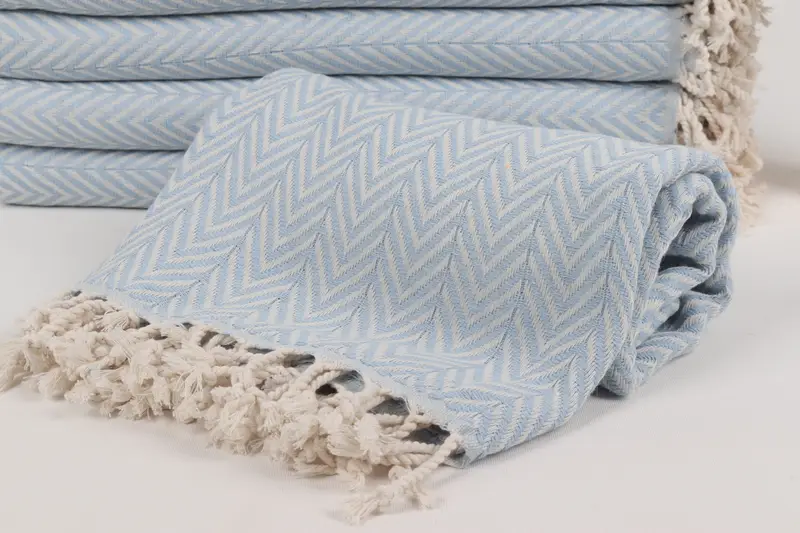 Best Friend Gift, Bachelor Gifts, 70x40 Cotton Zig zag Towel, Peshtemal Towel, Organic cotton Turkish peshtemal towel, Wedding Day Gift For Bride - 4