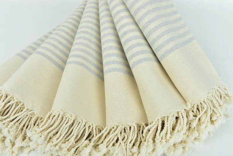 70x40 Cotton Striped Towel, Sand-resistant towel, Custom Wedding Towel, Engagement Gift, Lightweight Turkish towel, Custom Towel, Best Wedding Gift - 8