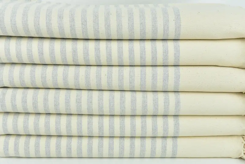 70x40 Cotton Striped Towel, Sand-resistant towel, Custom Wedding Towel, Engagement Gift, Lightweight Turkish towel, Custom Towel, Best Wedding Gift - 4