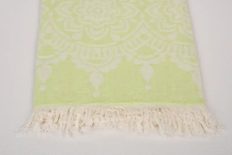 Gift For Mom, Personalized Bridesmaid Gift, Turkish bath towel, Custom Towel Beach, 74x36 Cotton Floral Patterned Towel, Absorbent Turkish towel - 4