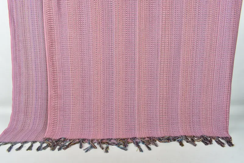 Woven Blanket, Personalized Blanket, Organic Throw, 90x88 Cotton Colorful Diamond Towel, Throw Blanket Couch, Personalized Wedding Gift For Couple - 7