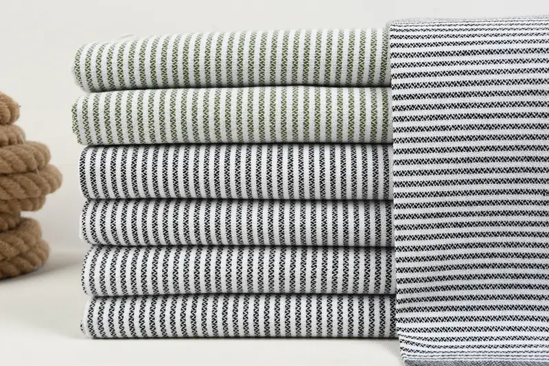 Personalized Hand Towel, Gift For Him, Monogrammed Hand Towel, Small Bath Towels, Beach Wedding Favor, 40x18 Cotton Striped Towel, Bride Gift - 1