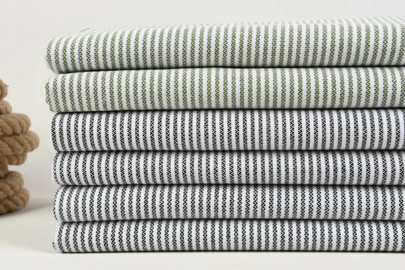 Personalized Hand Towel, Gift For Him, Monogrammed Hand Towel, Small Bath Towels, Beach Wedding Favor, 40x18 Cotton Striped Towel, Bride Gift - 2