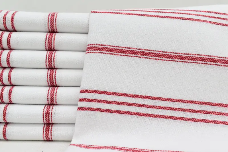 Monogram mutfak havlu, 40x24 pamuklu çizgili havlu, evlilik yıldönümü hediyesi, bekar hediyeler, organik çay havlu, Türk çay havlu, banyo havlu - 1