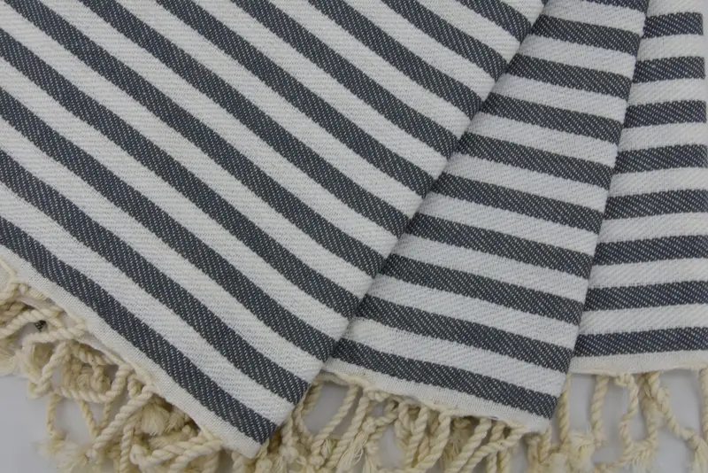 Turkish Towel Hand Towel, Gift For Boyfriend, Custom Wedding Gifts, Monogram Kitchen Towel, 40x18 Cotton Striped Towel, Personalized Gifts - 6