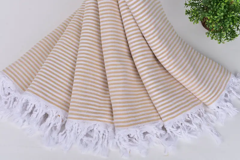 Bridal Party Gifts, Organic Beach Towel, Gift For Her, Custom Beach Towel, 68x36 Cotton Striped Towel, Personalized Turkish Towel, Beach Towel Bulk - 4