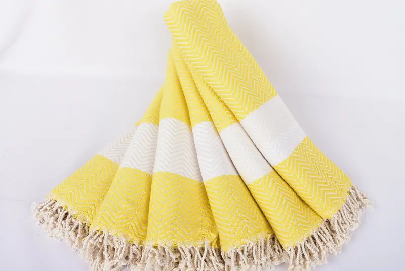 70x40 Cotton Zig zag Towel, Personalized Bridesmaid Gift, Absorbent towel, Best Beach Towel, Luxury Turkish peshtemal beach towel, Gift Towel - 4