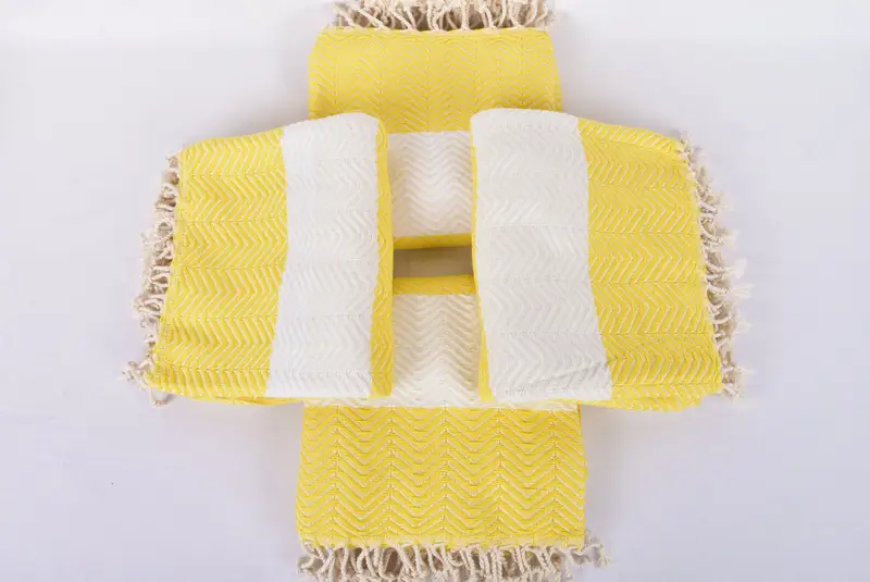 70x40 Cotton Zig zag Towel, Personalized Bridesmaid Gift, Absorbent towel, Best Beach Towel, Luxury Turkish peshtemal beach towel, Gift Towel - 6