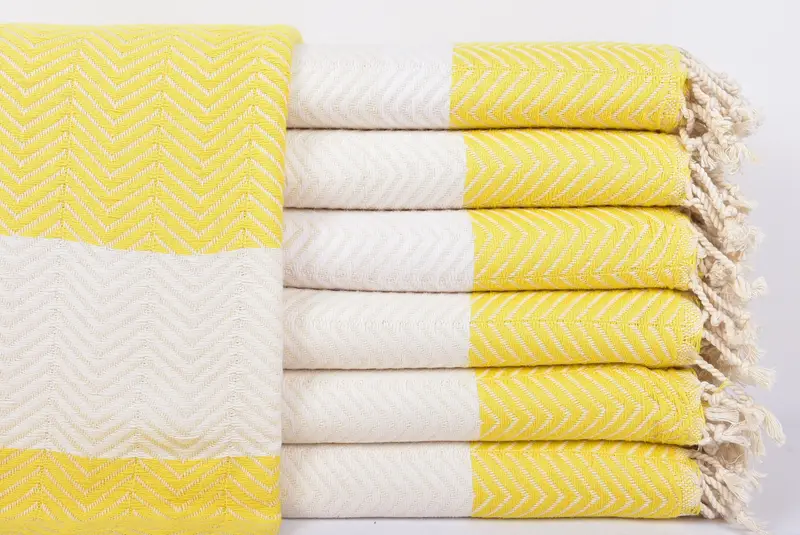 70x40 Cotton Zig zag Towel, Personalized Bridesmaid Gift, Absorbent towel, Best Beach Towel, Luxury Turkish peshtemal beach towel, Gift Towel - 1