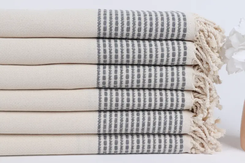 Travel Towel, Gift For Her, 70x36 Cotton Striped Towel, Beach Bachelorette Party Decorations, Turkish Towel USA, Peshtemal, Bachelorette Party Gift - 3