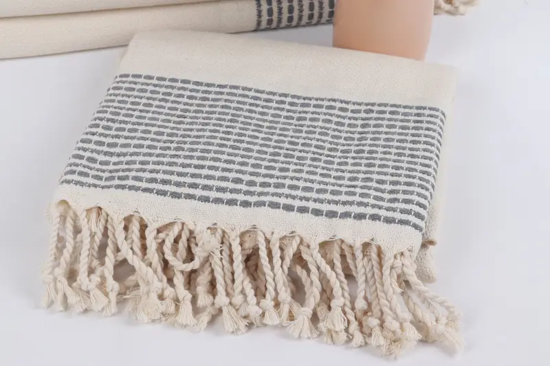Travel Towel, Gift For Her, 70x36 Cotton Striped Towel, Beach Bachelorette Party Decorations, Turkish Towel USA, Peshtemal, Bachelorette Party Gift - 5