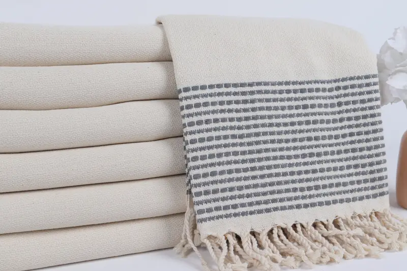 Travel Towel, Gift For Her, 70x36 Cotton Striped Towel, Beach Bachelorette Party Decorations, Turkish Towel USA, Peshtemal, Bachelorette Party Gift - 2