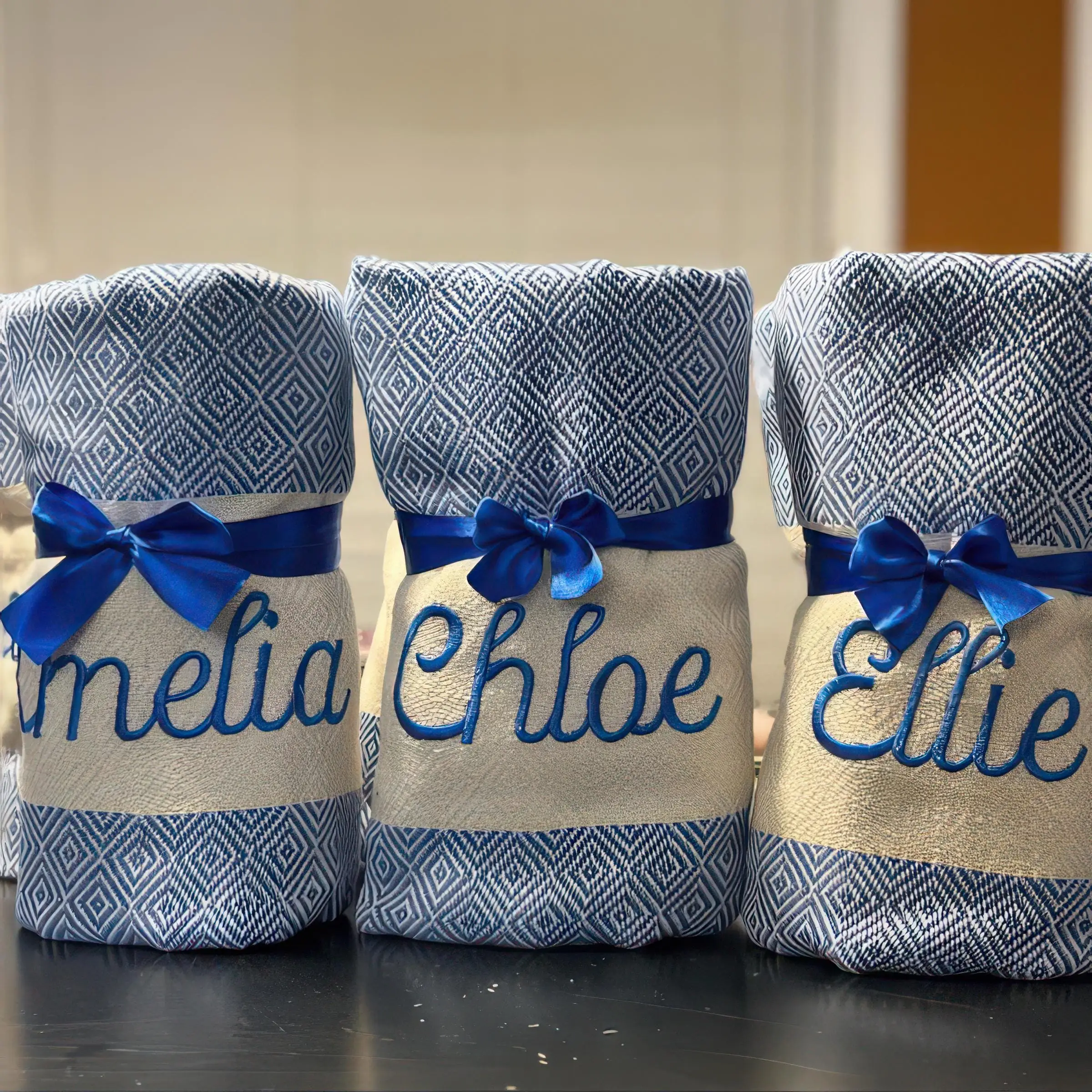 Personalized Turkish Cotton Towel Beach, Bachelorette Gift, 40x70 Inches - 1