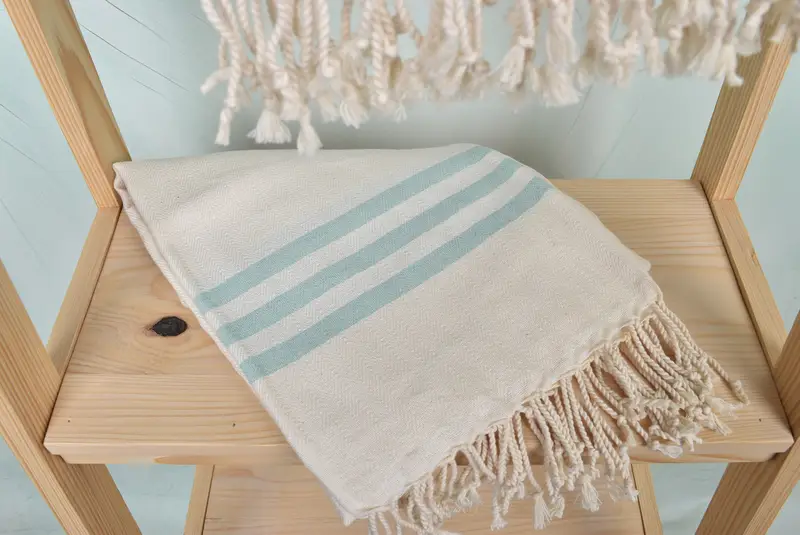 Bachelor Gift, Beach towel, Beach Theme Bachelorette Party Gifts, Spa Towel, 70x40 Cotton Striped Towel, Custom Wedding Gifts, Gifts For Him - 5