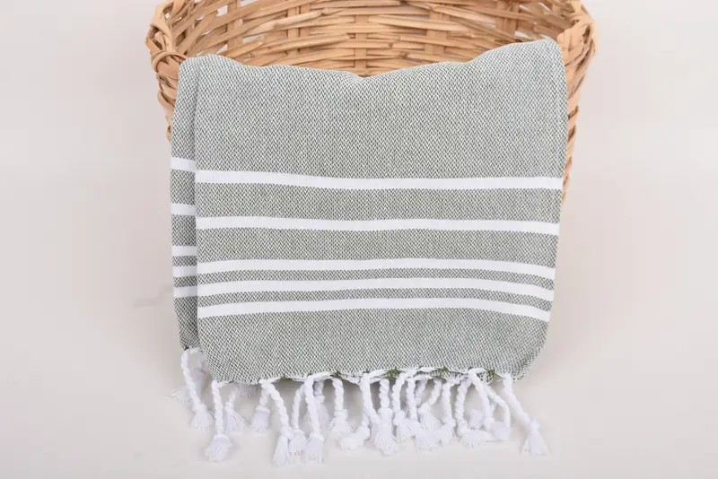 Türkischer Geschirrtuch, Junggesellenhäuser, Geschenke des Fitnessstudios, Hochzeitsgeschenk, Valentinstagsgeschenk für sie, kleine Badetücher, 38x18 Baumwollstreifentuch - 5
