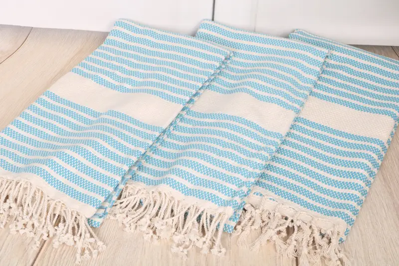 Gift For Best Friend, Peshtemal Towel, Personalized Towel, Pool Towels, 70x40 Cotton Striped Towel, Custom Wedding Gifts, Wedding Hand Made Gift - 6