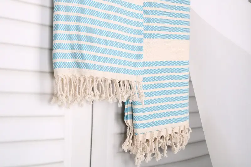Gift For Best Friend, Peshtemal Towel, Personalized Towel, Pool Towels, 70x40 Cotton Striped Towel, Custom Wedding Gifts, Wedding Hand Made Gift - 8