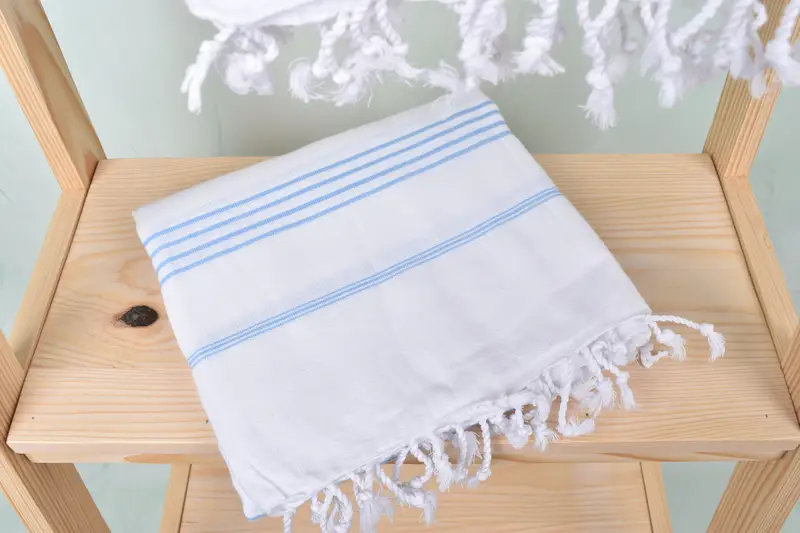 Hediye, özel havlu, bekar hediyeler, bekarlığa veda hediyesi, plaj havlu monogramı, plaj boyutu havlu, 70x40 pamuklu çizgili havlu - 5