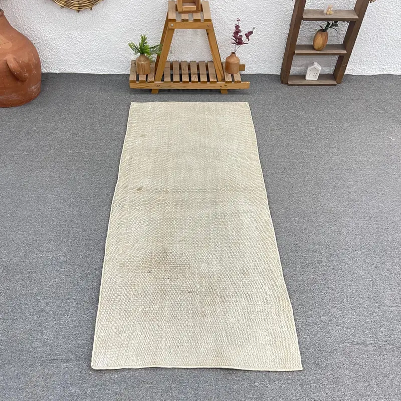 Alfombra Elegante Beige, 2,4x5,5ft Solid Comfort