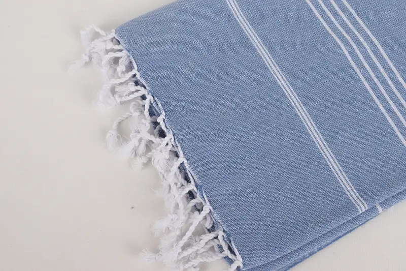 Bridesmaid Favors, Sand-free towel, 70x40 Cotton Striped Towel, Peshtemal beach towel with unique design, Bath towel, Monogram Turkish Towel - 7